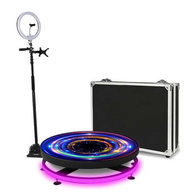 100cm Video Photo Booth 360° Support Réglable Rotatif IPad